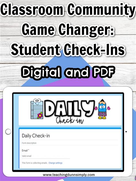 Student Check In Check Out Template