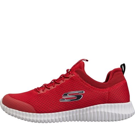 Buy Skechers Mens Elite Flex Belburn Redblack