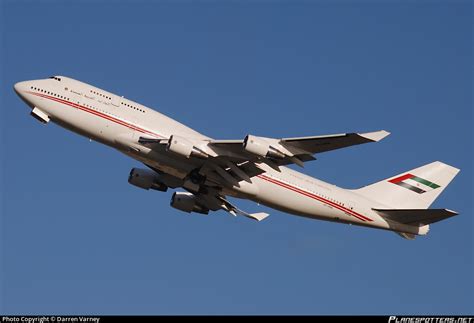 A6 HRM Dubai Royal Air Wing Boeing 747 422 Photo By Darren Varney ID