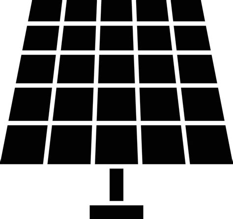 Solar Panel Glyph Icon Design Vector Art At Vecteezy