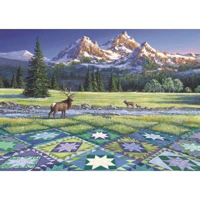 Puzzle Xxl Teile Mountain Quiltscape Ravensburger Teile