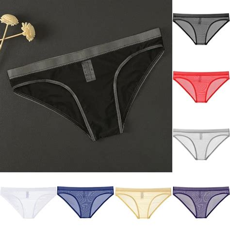 Sous V Tements Boxer Slip Suspensoir Lingerie Renflement Poche Transparente Eur Picclick Fr