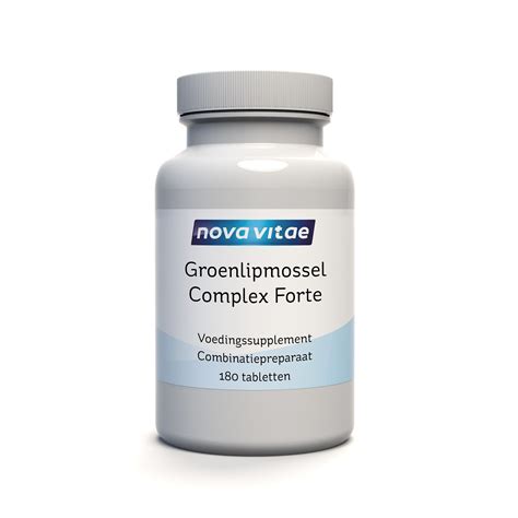 Groenlipmossel Complex Forte Tabletten Nova Vitae Nova Vitae