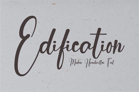 Edification Font By NYA Letter Creative Fabrica