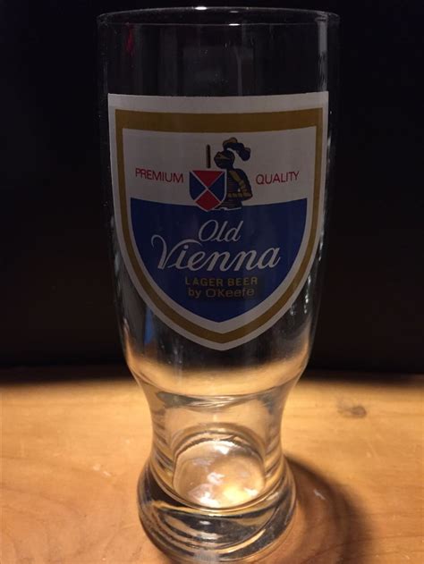 Carling O Keefe Old Vienna Glass Lager Beer Liquor Glasses Pilsner