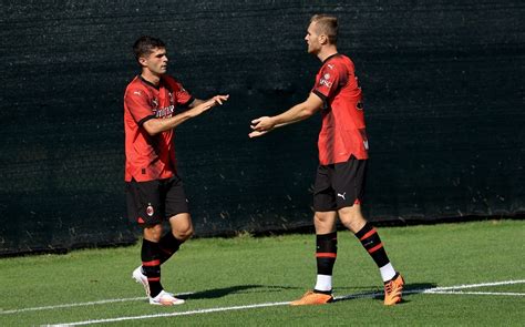 Ac Milan Lumezzane Pulisic Shines And Colombo Bags Brace The