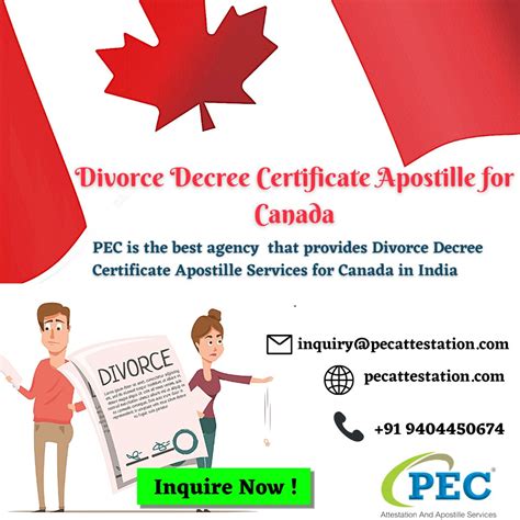 Divorce Decree Certificate Apostille For Canada Divorce De Flickr