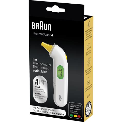 Braun Thermoscan Ear Thermometer With Colour Coded Fever Guidance