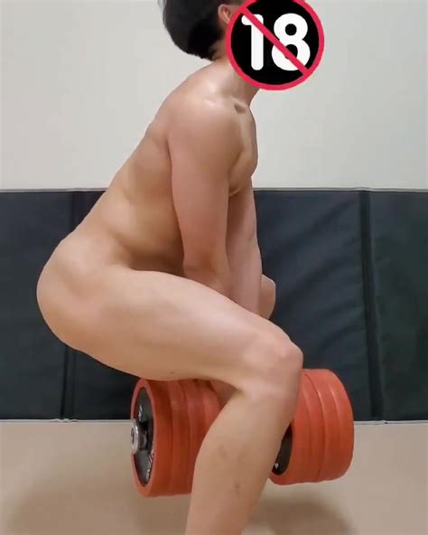 Japanese Naked Pervert Dumbbell ThisVid
