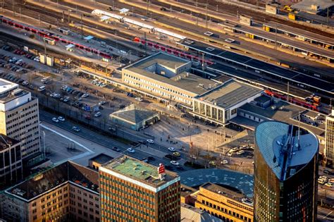 Luftaufnahme Dortmund Hauptbahnhof Der Deutschen Bahn In Dortmund Im