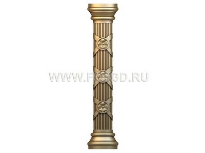 столб декоративный | 3d stl модель - Столб 0123