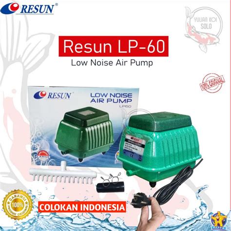 Jual Aerator Resun Lp 60 Pompa Udara Oksigen Kolam Bioflok Dijamin