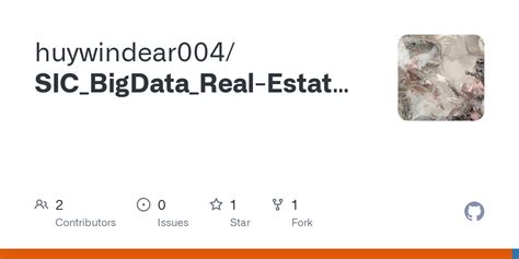 GitHub Huywindear004 SIC BigData Real Estate Price Prediction