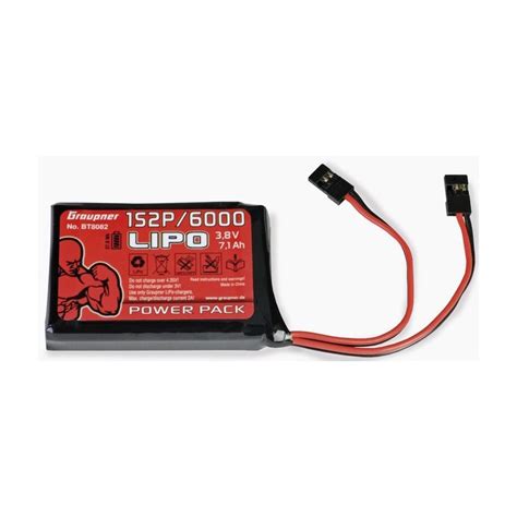 Batteria Per Tx LiPo 1S2P 6000 Gimax Model