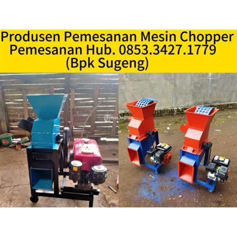 Pusat Distributor Mesin Chopper Pencacah Rumput Untuk Rumput Gajah