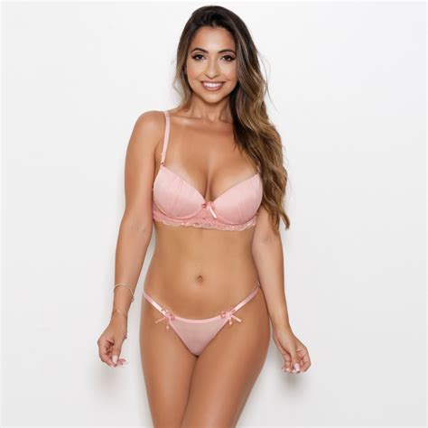 Conjunto Tule E Renda Mariana Lingerie Br Atacado Para