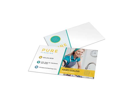 Cleaning Business Card Templates | MyCreativeShop