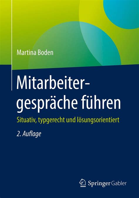 Mitarbeitergespräche führen von Martina Boden Buch 978 3 658 29602