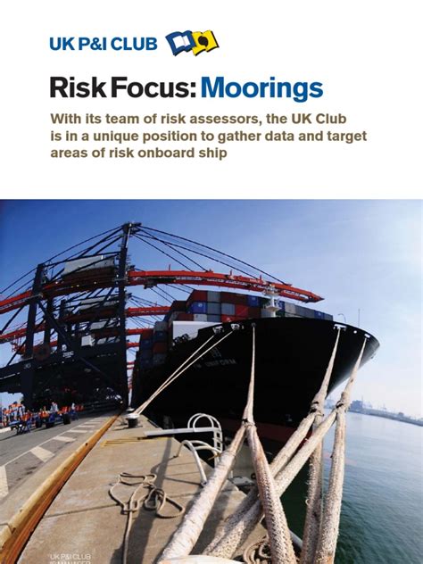 Mooring Risk Focus And Risk Assessment Pdf Rope Ships