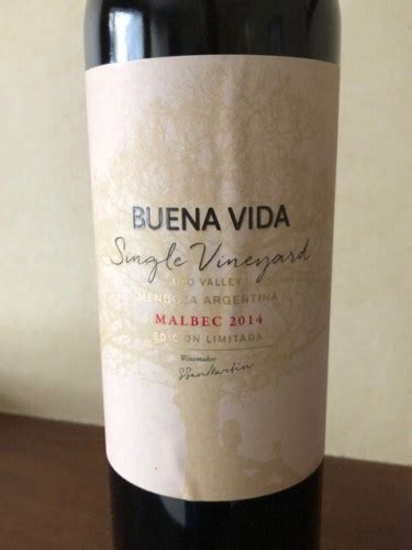 Buena Vida Single Vineyard Edicion Limitada Malbec Vivino Nederland