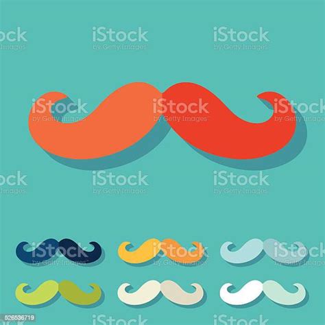 Flat Design Mustache Stock Illustration Download Image Now Abstract Adult Barber Shop Istock