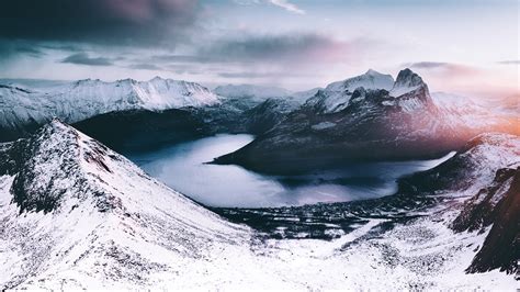 Mountain Glow In Arctic Norway on Behance