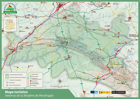 Pdf Mapa Tur Stico General Reserva De La Biosfera De Monfrag E