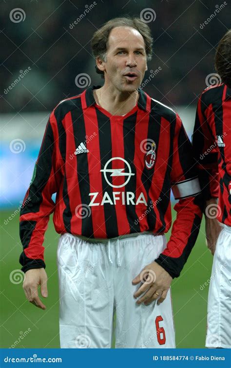 Franco Baresi before the Match Editorial Stock Image - Image of playing ...