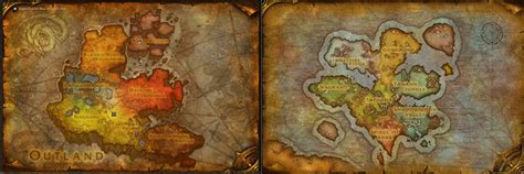 World Of Warcraft Outland Map