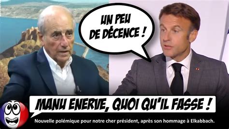 Gros Couac Pendant L Hommage De Macron Jean Pierre Elkabbach Youtube