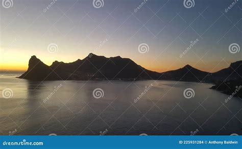 Sunset Scene from Chapman& X27;s Peak Stock Photo - Image of chapmans ...