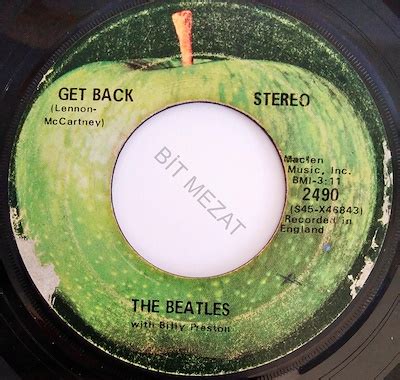 THE BEATLES-GET BACK | Bit Mezat