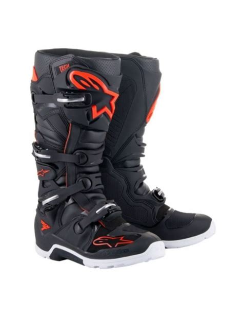 Boots Alpinestars Tech Enduro Black Red Fluor