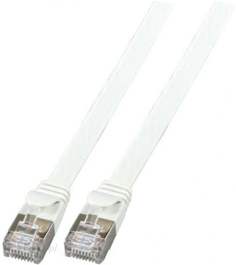 EFB PATCHCORD PŁASKI U FTP CAT 6A PVC 3M K5545GR 3 K5545GR3