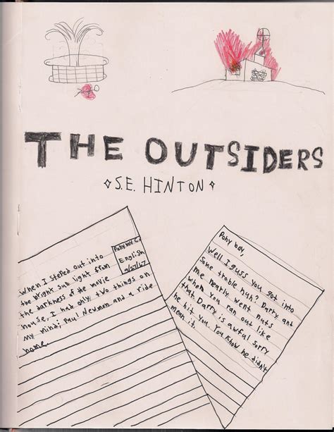 The Outsiders book cover by GothHippie67 on DeviantArt