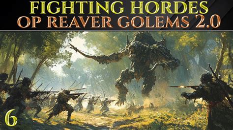 FIGHTING HORDES Reaver Golem Build Age Of Wonders 4 Ep 6 YouTube