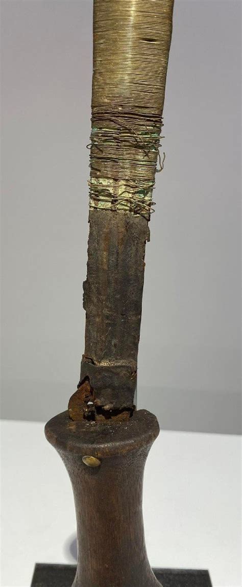 Proantic Ancien Et Exceptionel Couteau De Jet De La Tribu Gbaya Bum