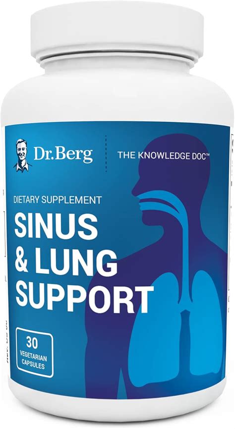 Buy Dr Berg S Sinus Lung Support Supplement Healthy Respiratory