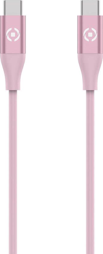 Celly Usbclightcolpk Usb Kabel M Usb C Lightning Roze Bol