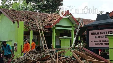 Waspada Mulai Masuk Musim Hujan Pohon Beringin Besar Tumbang Pagar Sd