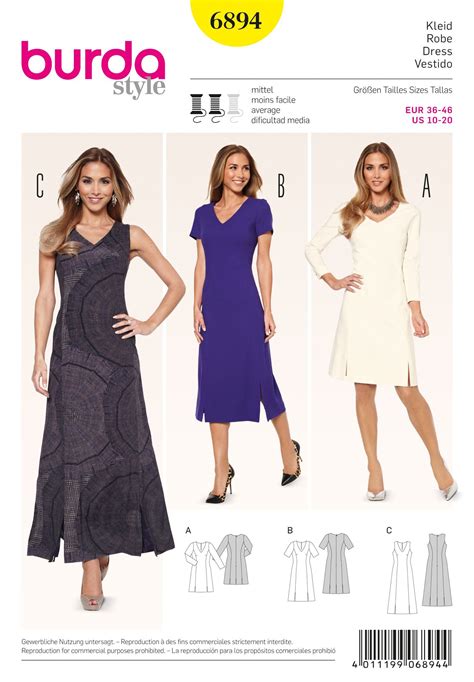 20 Designs Burda Dress Patterns SamarendraEbo