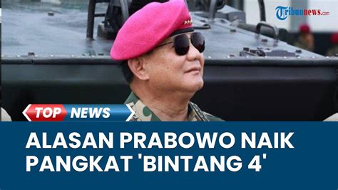 Jubir Menhan Ungkap Alasan Prabowo Subianto Naik Pangkat Jenderal