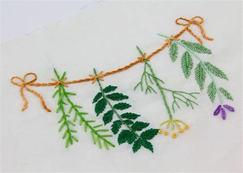 Garden Embroidery Ribbon Embroidery Kit Embroidery Alphabet Hand