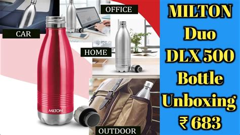 Milton Duo Dlx Thermosteel Hours Hot And Cold Water Bottle