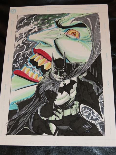 Ethan Van Sciver Batman Joker Comic Art Comic Art Joker Comic Batman