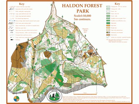 Haldon Forest Park map - Devon Orienteering