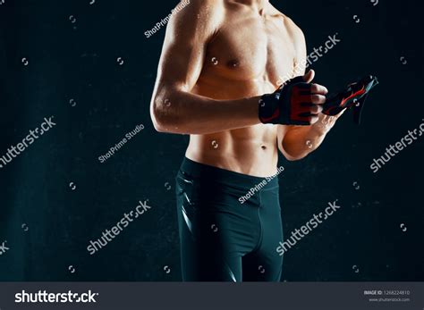 Male Taurus Naked Muscular Body Sports Foto Stock 1268224810 Shutterstock