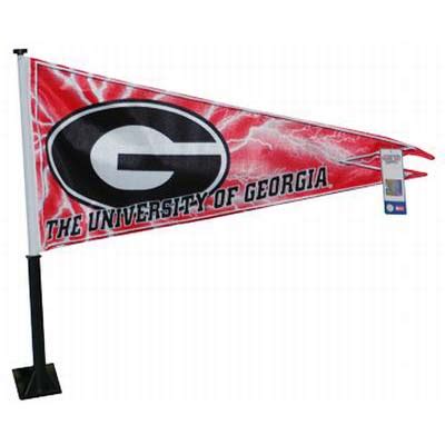 GEORGIA BULLDOGS CAR FLAG PENNANT - Jenkins Enterprises