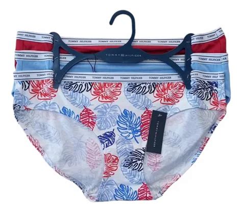 Set De 3 Calzones Bikini Tommy Hilfiger Originales Talla L g Meses sin interés