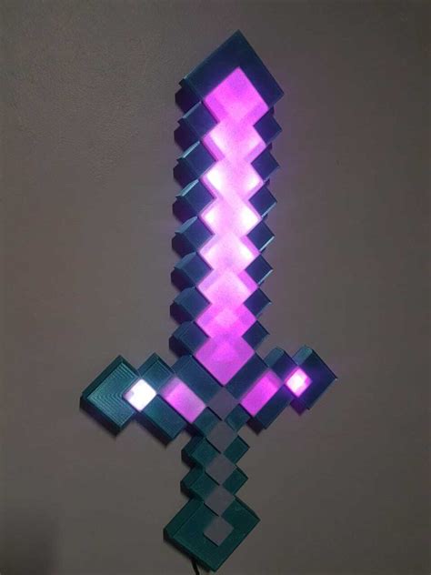 Stl File Rgb Minecraft Sword 🗡️・3d Printer Model To Download・cults